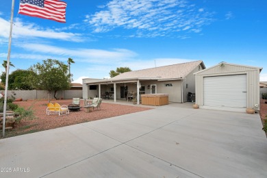 Welcome to this custom-built golf course home in Arizona City on Arizona City Golf Club in Arizona - for sale on GolfHomes.com, golf home, golf lot