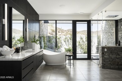 Just Completed in June 2025 | Contemporary Masterpiece with on Desert Mountain Golf Club - Renegade Course in Arizona - for sale on GolfHomes.com, golf home, golf lot