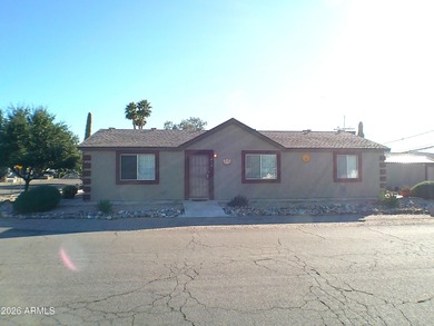 This Stucco 2 Bedroom 2 Full Bath home has an oversized 2nd on Queen Valley Golf Course in Arizona - for sale on GolfHomes.com, golf home, golf lot