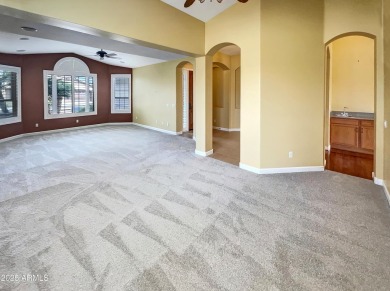 Experience luxury living in the heart of PebbleCreek! This on Tuscany Falls At Pebble Creek in Arizona - for sale on GolfHomes.com, golf home, golf lot