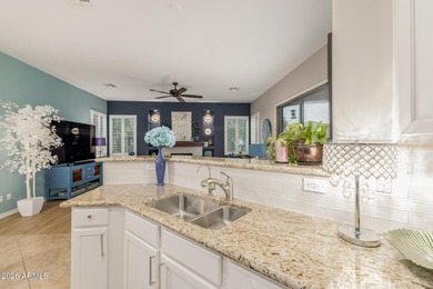 Desert Sunset Pool Home! Perfect backyard built for Arizona on Estrella Mountain Ranch Golf Course in Arizona - for sale on GolfHomes.com, golf home, golf lot