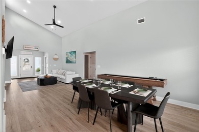 Skip the stairs and step into this modern coastal sanctuary! on Palmilla Beach Golf Club in Texas - for sale on GolfHomes.com, golf home, golf lot