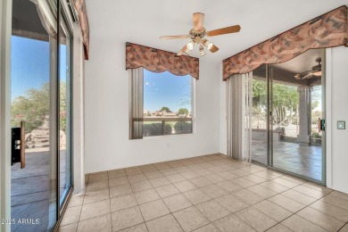 Experience resort-style living in this immaculate 2-bedroom, 2 on Sun City Grand Golf Couse and Club in Arizona - for sale on GolfHomes.com, golf home, golf lot