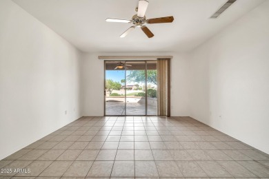 Experience resort-style living in this immaculate 2-bedroom, 2 on Sun City Grand Golf Couse and Club in Arizona - for sale on GolfHomes.com, golf home, golf lot