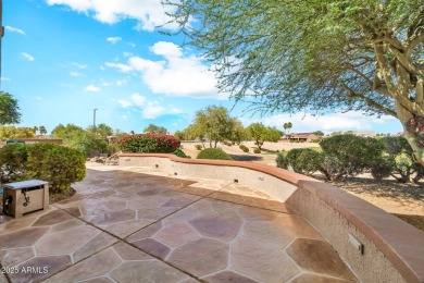 Experience resort-style living in this immaculate 2-bedroom, 2 on Sun City Grand Golf Couse and Club in Arizona - for sale on GolfHomes.com, golf home, golf lot