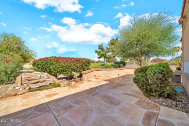 Experience resort-style living in this immaculate 2-bedroom, 2 on Sun City Grand Golf Couse and Club in Arizona - for sale on GolfHomes.com, golf home, golf lot