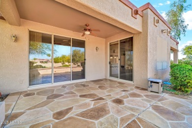 Experience resort-style living in this immaculate 2-bedroom, 2 on Sun City Grand Golf Couse and Club in Arizona - for sale on GolfHomes.com, golf home, golf lot