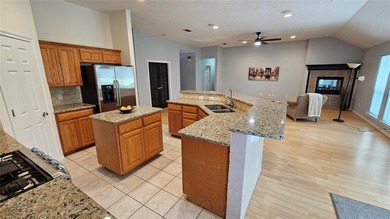 Well-maintained one-story home with a two-car garage, located on on Whitestone Golf Club in Texas - for sale on GolfHomes.com, golf home, golf lot