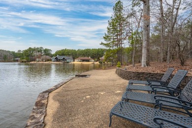 This stately home sits on 221' of Lake Estrella frontage at the on Granada Golf Course in Arkansas - for sale on GolfHomes.com, golf home, golf lot