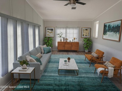 WOW! Move-in-ready and beautifully refreshed, this 2-bedroom on Barefoot Bay Golf Course in Florida - for sale on GolfHomes.com, golf home, golf lot