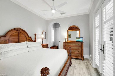 Welcome to an exceptional waterfront retreat offering almost 3 on Miromar Lakes Golf Club in Florida - for sale on GolfHomes.com, golf home, golf lot