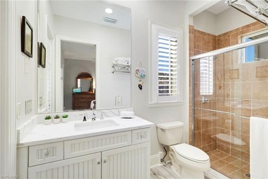 Welcome to an exceptional waterfront retreat offering almost 3 on Miromar Lakes Golf Club in Florida - for sale on GolfHomes.com, golf home, golf lot