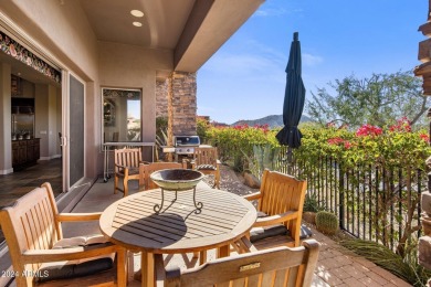 Within the exclusive community of Tusayan at Troon, lovely patio on Troon Country Club in Arizona - for sale on GolfHomes.com, golf home, golf lot