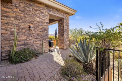 Within the exclusive community of Tusayan at Troon, lovely patio on Troon Country Club in Arizona - for sale on GolfHomes.com, golf home, golf lot
