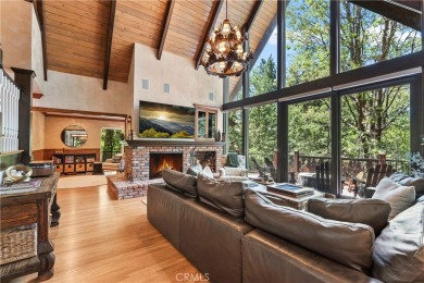 Pristine Hamiltair Estates Interior Mountain Lodge Style Home on Lake Arrowhead Country Club in California - for sale on GolfHomes.com, golf home, golf lot