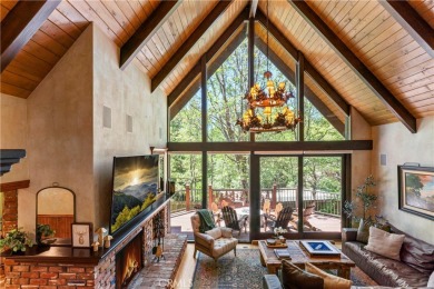 Pristine Hamiltair Estates Interior Mountain Lodge Style Home on Lake Arrowhead Country Club in California - for sale on GolfHomes.com, golf home, golf lot