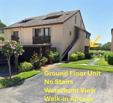 Ground floor condo with no stairs and breathtaking waterviews on Pasadena Yacht and Country Club in Florida - for sale on GolfHomes.com, golf home, golf lot