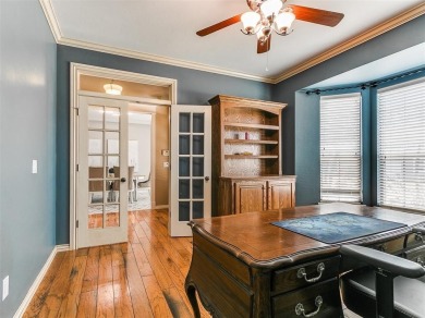 Elegant Home in Gated Golf Course Community with Backyard Oasis! on Fairfax Golf Club in Oklahoma - for sale on GolfHomes.com, golf home, golf lot