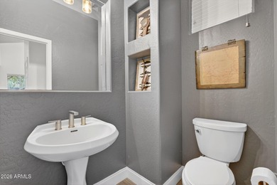 Beautifully fully updated 2 bedroom, 2.5 bath, with den villa in on Las Sendas Golf Club in Arizona - for sale on GolfHomes.com, golf home, golf lot