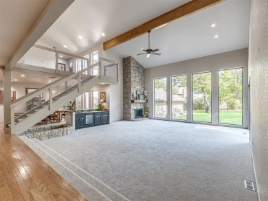 Welcome to this stunning custom home with 5,488 sqft of living on Oak Tree National Golf and Country Club in Oklahoma - for sale on GolfHomes.com, golf home, golf lot