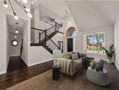 Located in the guard-gated Heritage Lakes community of west on Heritage Lakes - Par 3 - 9 Hole Course in Texas - for sale on GolfHomes.com, golf home, golf lot