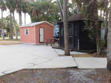 Very nice air-conditioned storage shed, with W/D, refrigerator & on The Great Outdoors Golf and Country Club in Florida - for sale on GolfHomes.com, golf home, golf lot