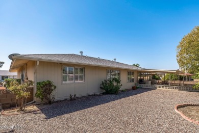 Beautiful Sun City 3 bedroom Stanford model, popular North South on PalmBrook Country Club in Arizona - for sale on GolfHomes.com, golf home, golf lot