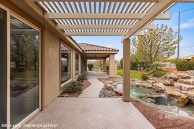This beautifully designed home sits on a desirable corner lot on The Oasis Golf Club in Nevada - for sale on GolfHomes.com, golf home, golf lot