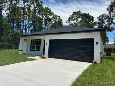 Discover this stunning, brand-new home in Citrus Springs on Citrus Springs Country Club in Florida - for sale on GolfHomes.com, golf home, golf lot