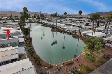 Welcome home to this beautiful NEW LAKEFRONT manufactured home on Hemet West Mobile Estates in California - for sale on GolfHomes.com, golf home, golf lot