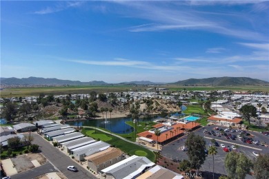 Welcome home to this beautiful NEW LAKEFRONT manufactured home on Hemet West Mobile Estates in California - for sale on GolfHomes.com, golf home, golf lot