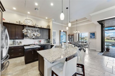 Custom-Built Waterfront Home with 307 Feet of Panoramic Water on Palmetto-Pine Country Club in Florida - for sale on GolfHomes.com, golf home, golf lot