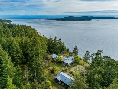 Spectacular 9 acre waterfront estate enjoyed as a generational on Lopez Island Golf Course in Washington - for sale on GolfHomes.com, golf home, golf lot