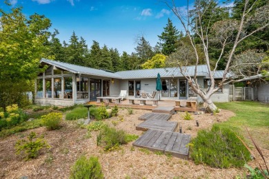 Spectacular 9 acre waterfront estate enjoyed as a generational on Lopez Island Golf Course in Washington - for sale on GolfHomes.com, golf home, golf lot
