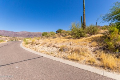 Wait until you see this spectacular hillside lot with views of on Gold Canyon Golf Resort - Sidewinder in Arizona - for sale on GolfHomes.com, golf home, golf lot