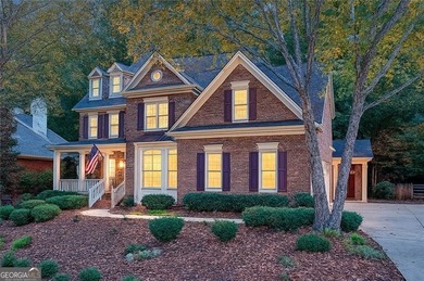 Stately 6-bedroom, 5-bath executive home built by award-winning on Woodmont Golf and Country Club in Georgia - for sale on GolfHomes.com, golf home, golf lot
