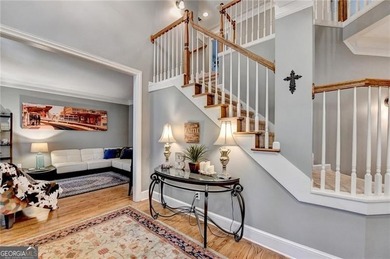 Stately 6-bedroom, 5-bath executive home built by award-winning on Woodmont Golf and Country Club in Georgia - for sale on GolfHomes.com, golf home, golf lot