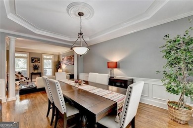 Stately 6-bedroom, 5-bath executive home built by award-winning on Woodmont Golf and Country Club in Georgia - for sale on GolfHomes.com, golf home, golf lot