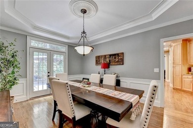 Stately 6-bedroom, 5-bath executive home built by award-winning on Woodmont Golf and Country Club in Georgia - for sale on GolfHomes.com, golf home, golf lot