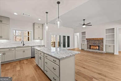 This stunning, brand-new home is officially complete, move-in on Fairfield Plantation Golf and Country Club in Georgia - for sale on GolfHomes.com, golf home, golf lot