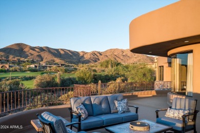 European masterpiece with stunning mountain, Valley and sunset on Desert Mountain Golf Club - Renegade Course in Arizona - for sale on GolfHomes.com, golf home, golf lot