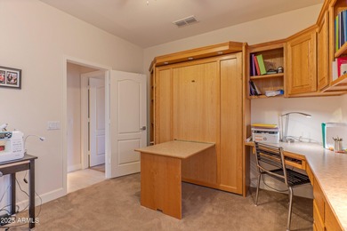 Enjoy the sweeping views of EN #14 green, #15 tee box, water & on Eagles Nest at Pebble Creek in Arizona - for sale on GolfHomes.com, golf home, golf lot