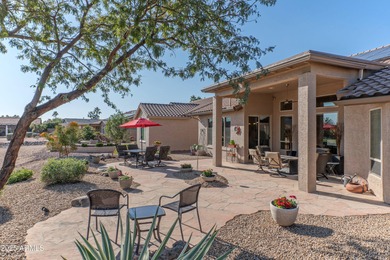 Enjoy the sweeping views of EN #14 green, #15 tee box, water & on Eagles Nest at Pebble Creek in Arizona - for sale on GolfHomes.com, golf home, golf lot