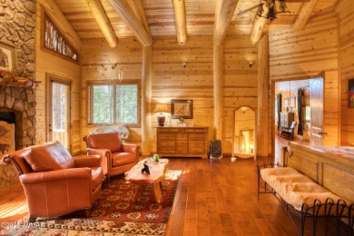 Charming Log-Sided Retreat in Prestigious White Mountain Summer on White Mountain Country Club in Arizona - for sale on GolfHomes.com, golf home, golf lot