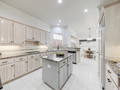 Discover this low-maintenance custom home in the peaceful on Bent Tree Golf Club in Texas - for sale on GolfHomes.com, golf home, golf lot