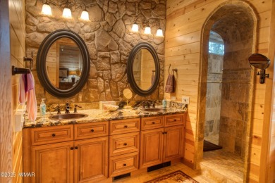 Charming Log-Sided Retreat in Prestigious White Mountain Summer on White Mountain Country Club in Arizona - for sale on GolfHomes.com, golf home, golf lot