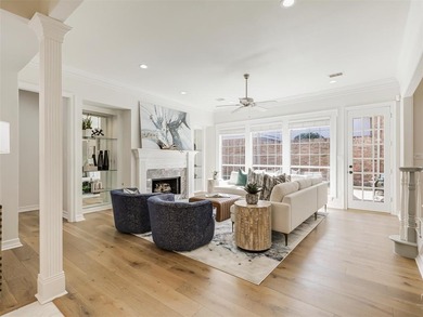 Discover this low-maintenance custom home in the peaceful on Bent Tree Golf Club in Texas - for sale on GolfHomes.com, golf home, golf lot