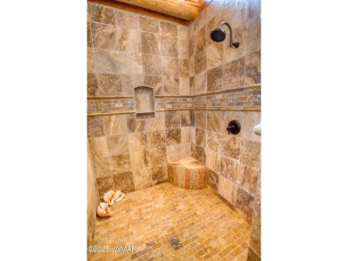 Charming Log-Sided Retreat in Prestigious White Mountain Summer on White Mountain Country Club in Arizona - for sale on GolfHomes.com, golf home, golf lot