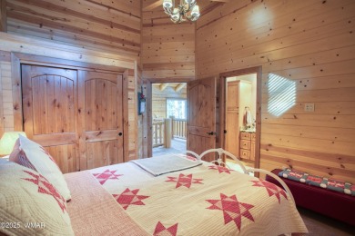 Charming Log-Sided Retreat in Prestigious White Mountain Summer on White Mountain Country Club in Arizona - for sale on GolfHomes.com, golf home, golf lot
