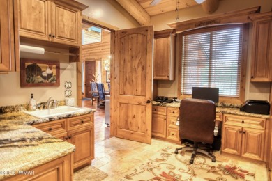 Charming Log-Sided Retreat in Prestigious White Mountain Summer on White Mountain Country Club in Arizona - for sale on GolfHomes.com, golf home, golf lot